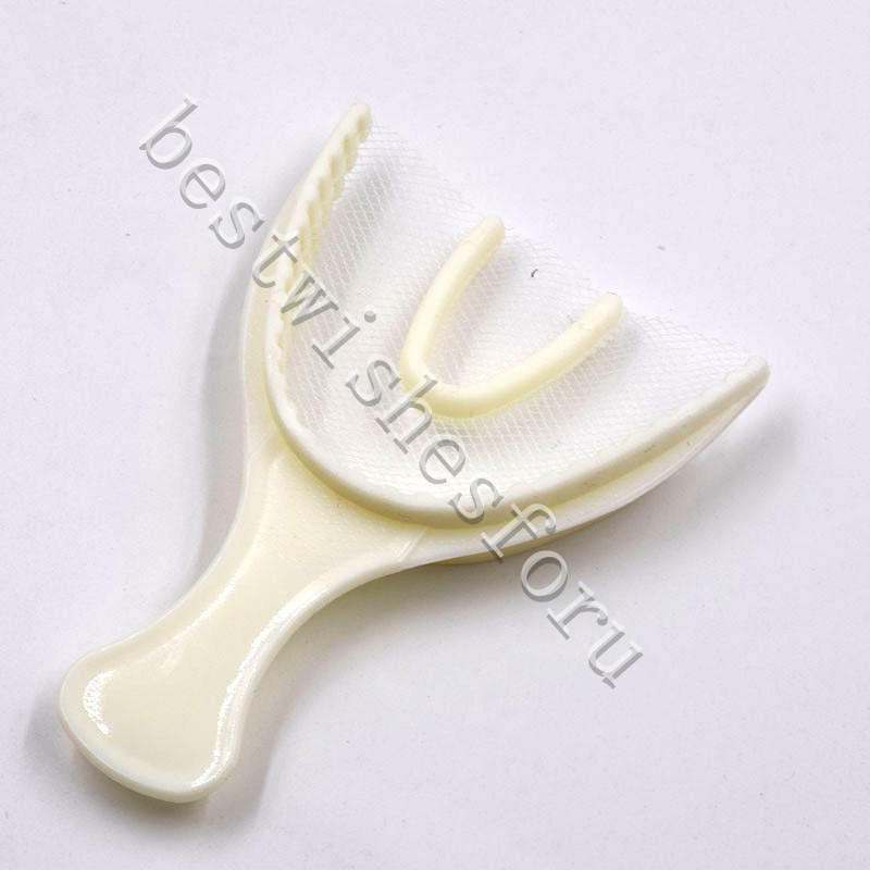50 Pcs Trays Arch Tray Disposable Dental Impression Web Design Bite Registration