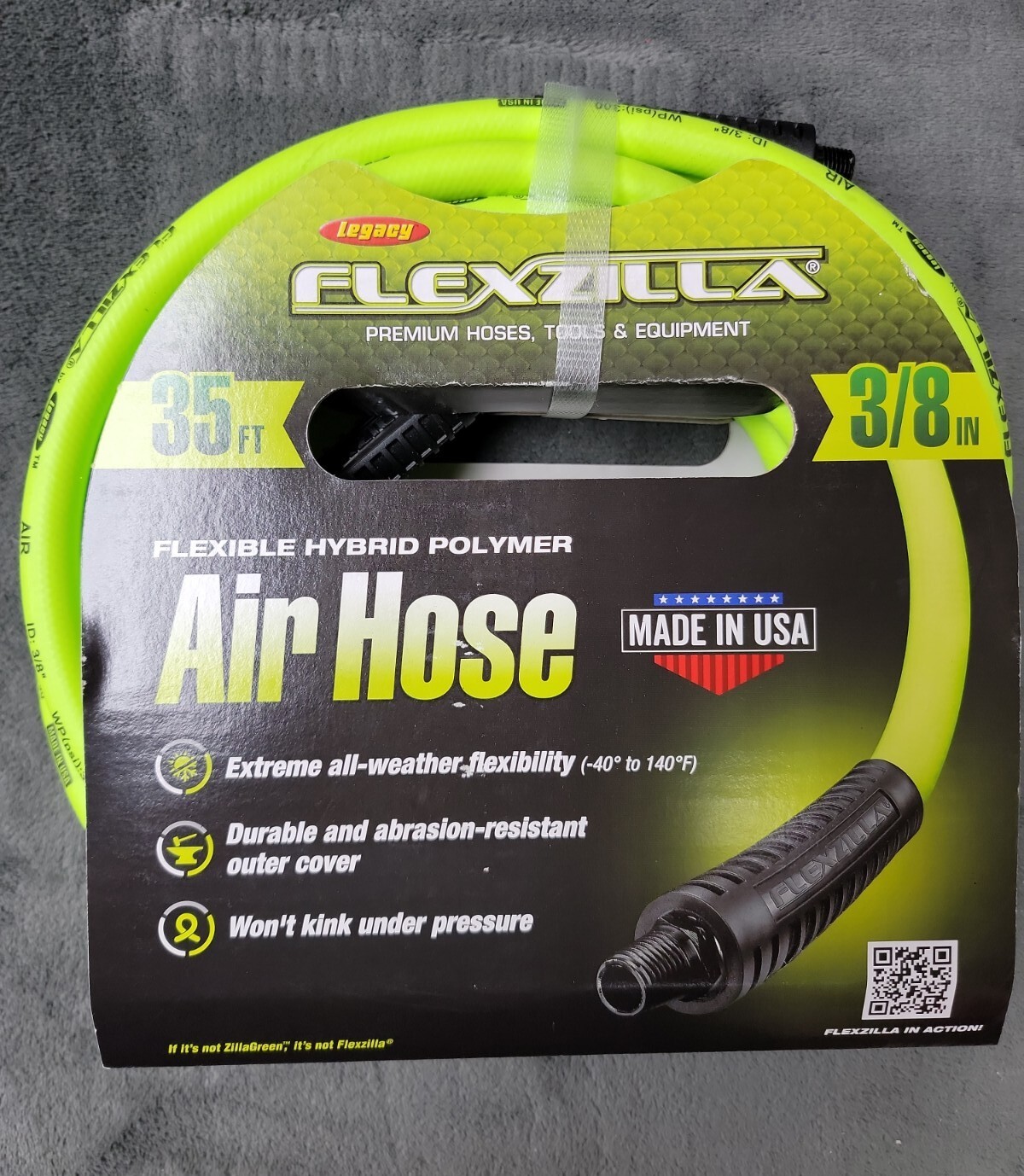 Legacy HFZ3835YW) Flexzilla 3/8"x35' Air Hose