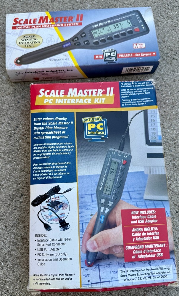 Scale Master II Digital Plan Measuring System, Complete