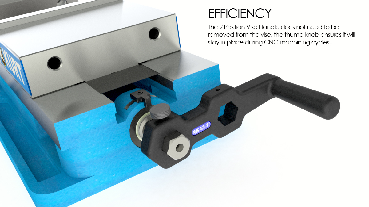 2 Position Vise Handle by Edge Technology #50