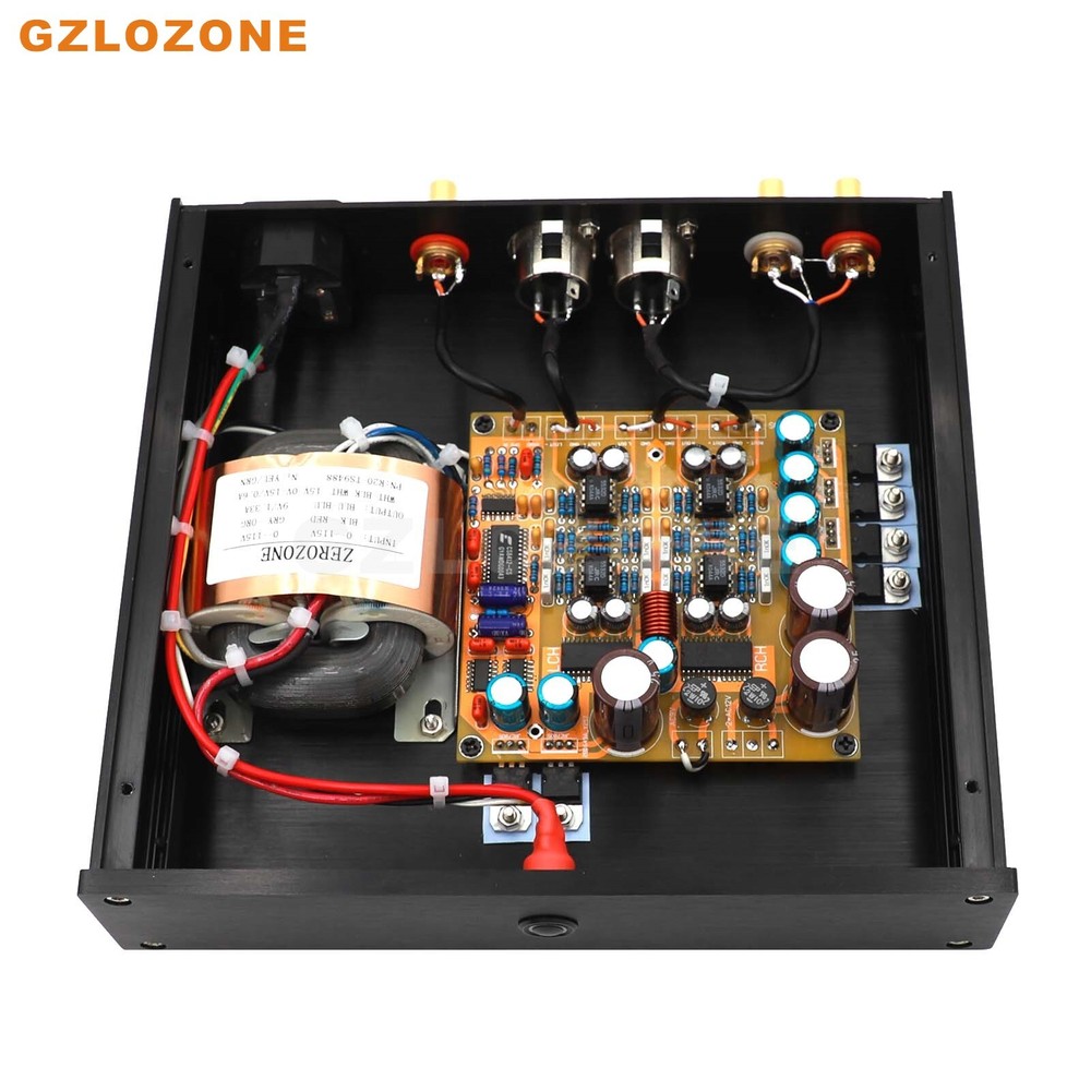 Finished Dual AD1865R NOS DAC Hifi Audio Decoder With Balanced Output