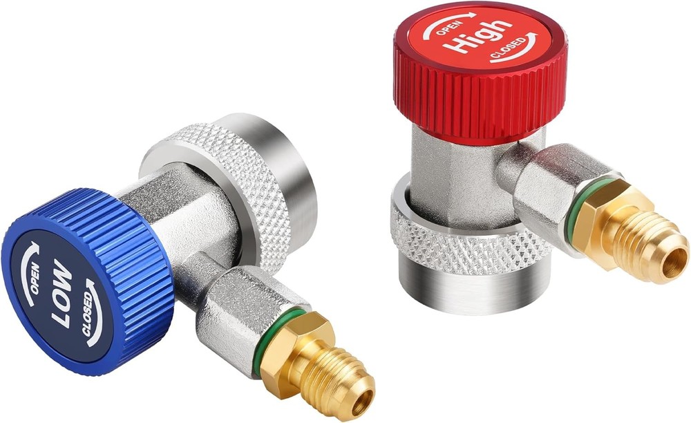 R134a Quick Coupler Adapter AC Recharging Fitting Hose Compressor Manifold