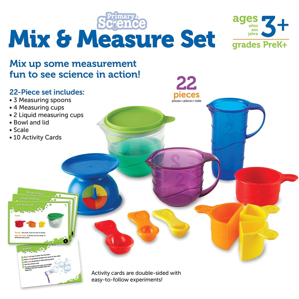 Learning Resources Mix And Measure Activity Set, Experiment Mixing Tools, 22