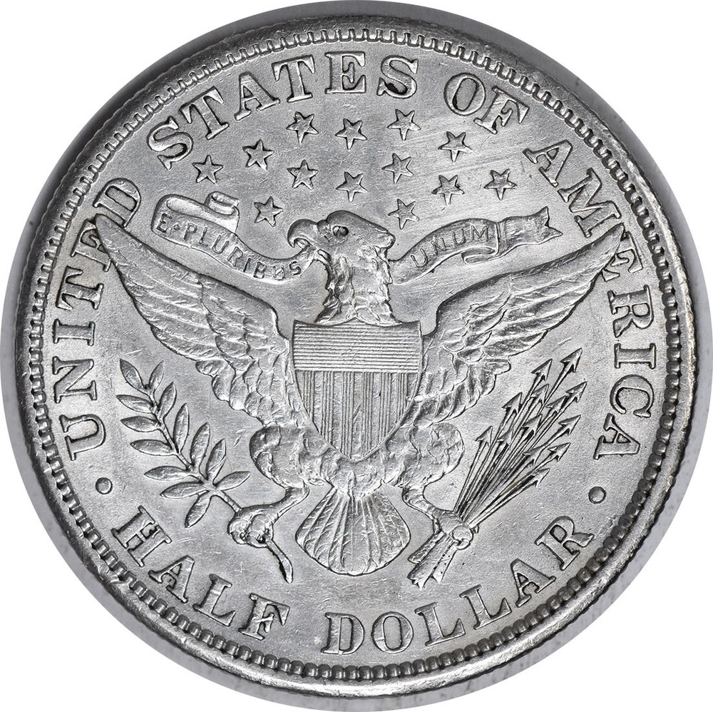 1908 Barber Silver Half Dollar Choice AU Uncertified #200