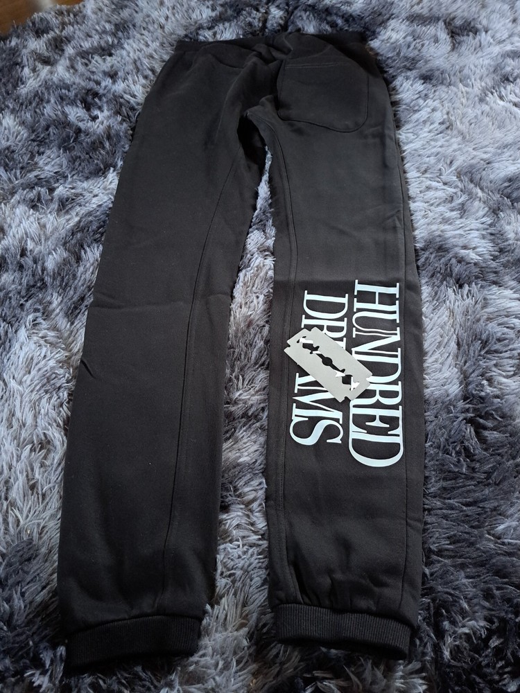 Hundred Dreams Black Drawstring Joggers Size M BNWT