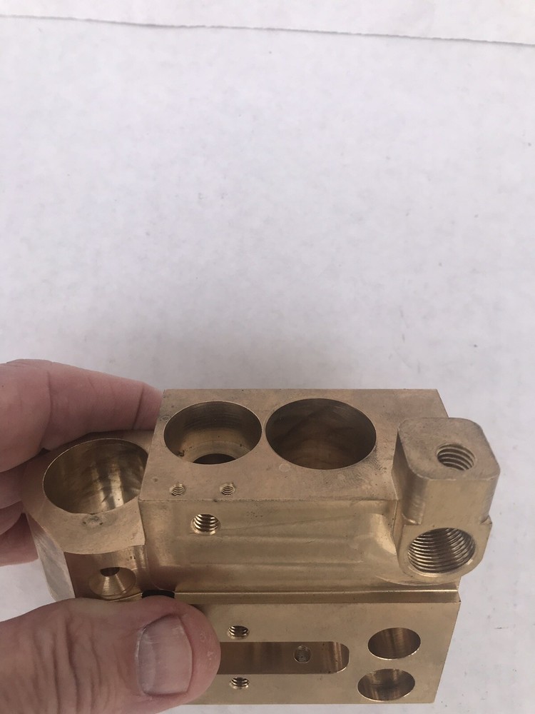 Heidelberg Operator Side Brass Side Guide Block C5.072.201
