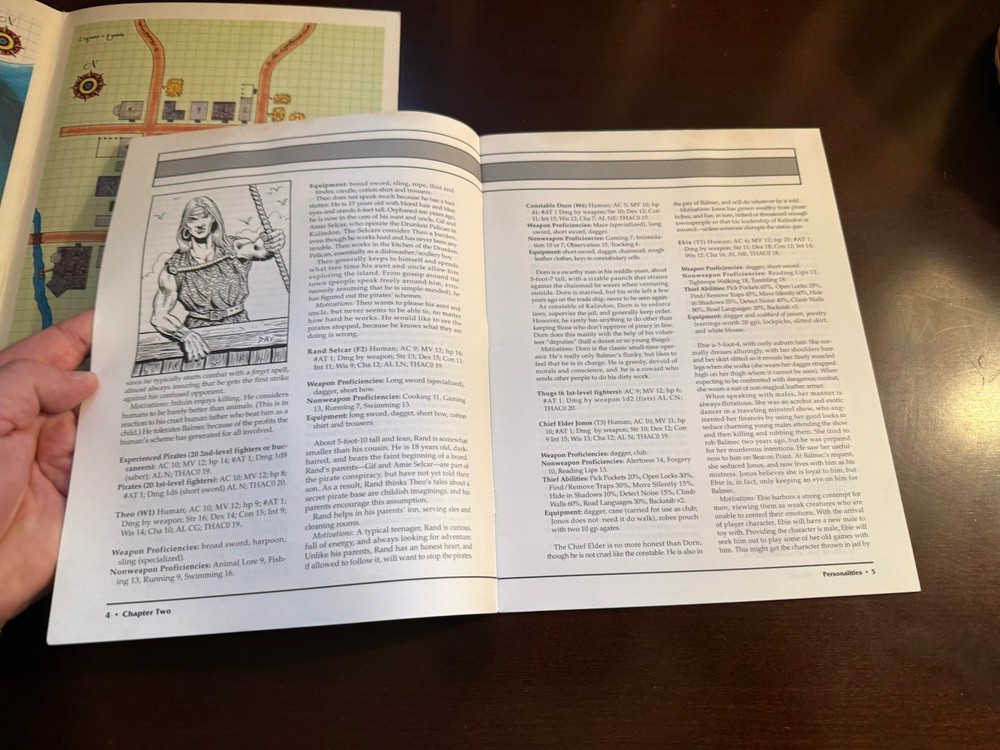 D&D TSR Adventure Module “Thief’s Challenge 2 Beacon Point”