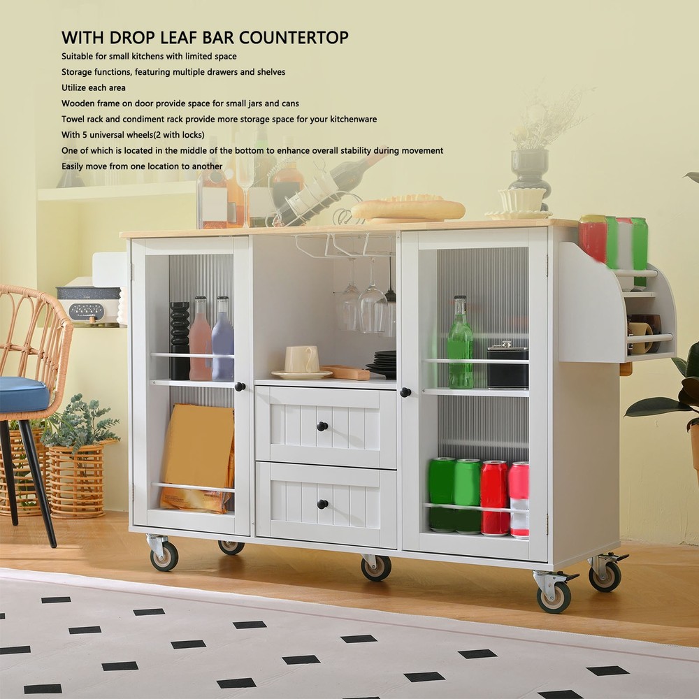 Kitchen Island Cart On Wheels Kitchen Table With Rolling Table On Wheels White
