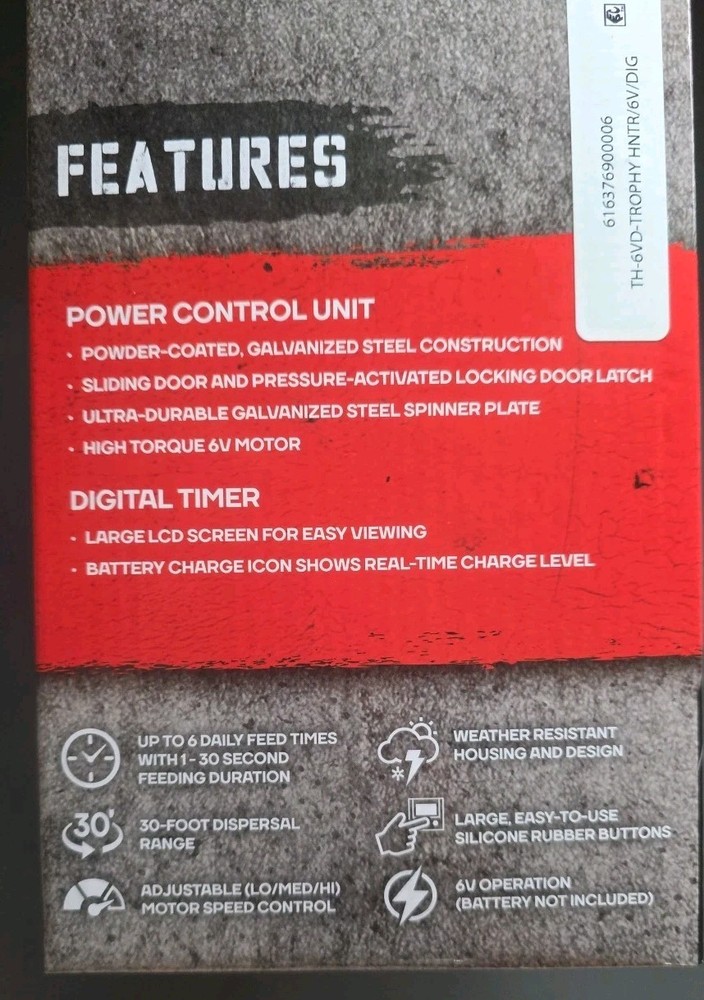 Wildgame Innovations 6V Game Feeder Kit Digital Power Control Unit