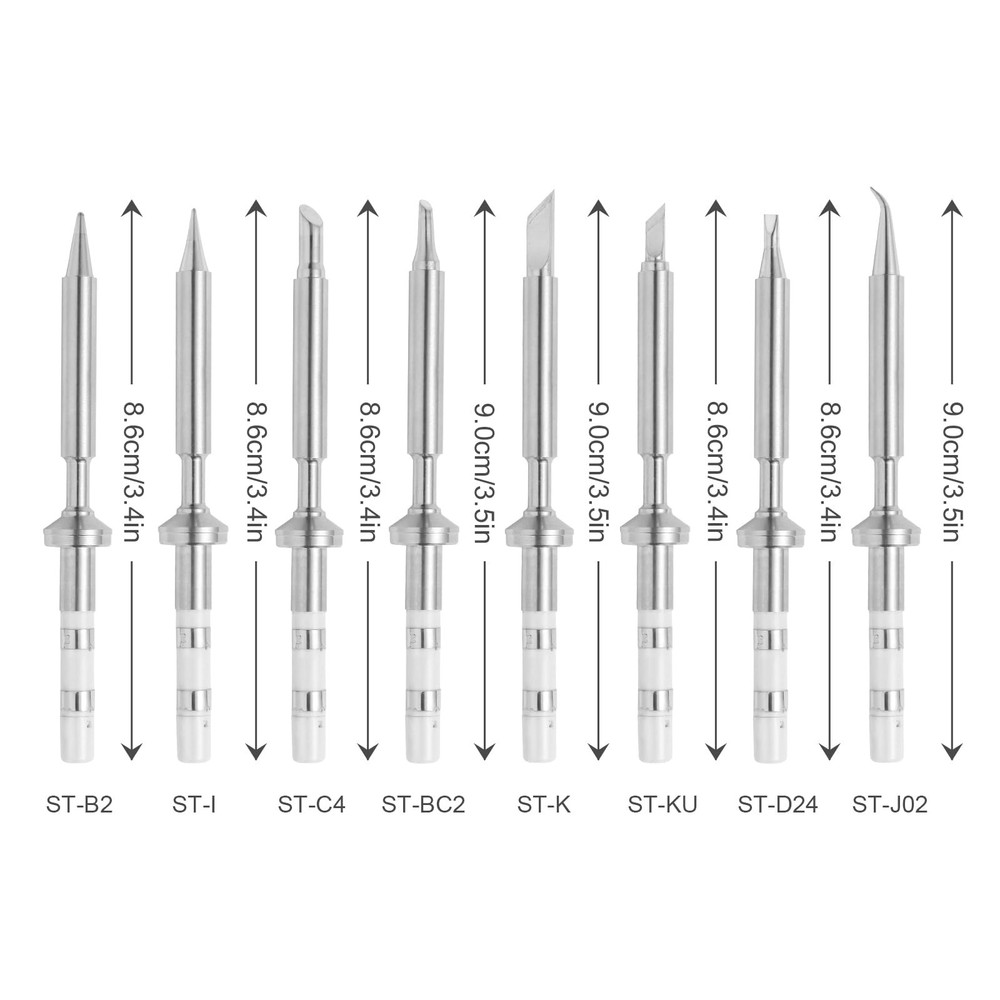 Pinecil TS100 Soldering Iron Tips 8PCS Mini Pencil Replacement Set Tool