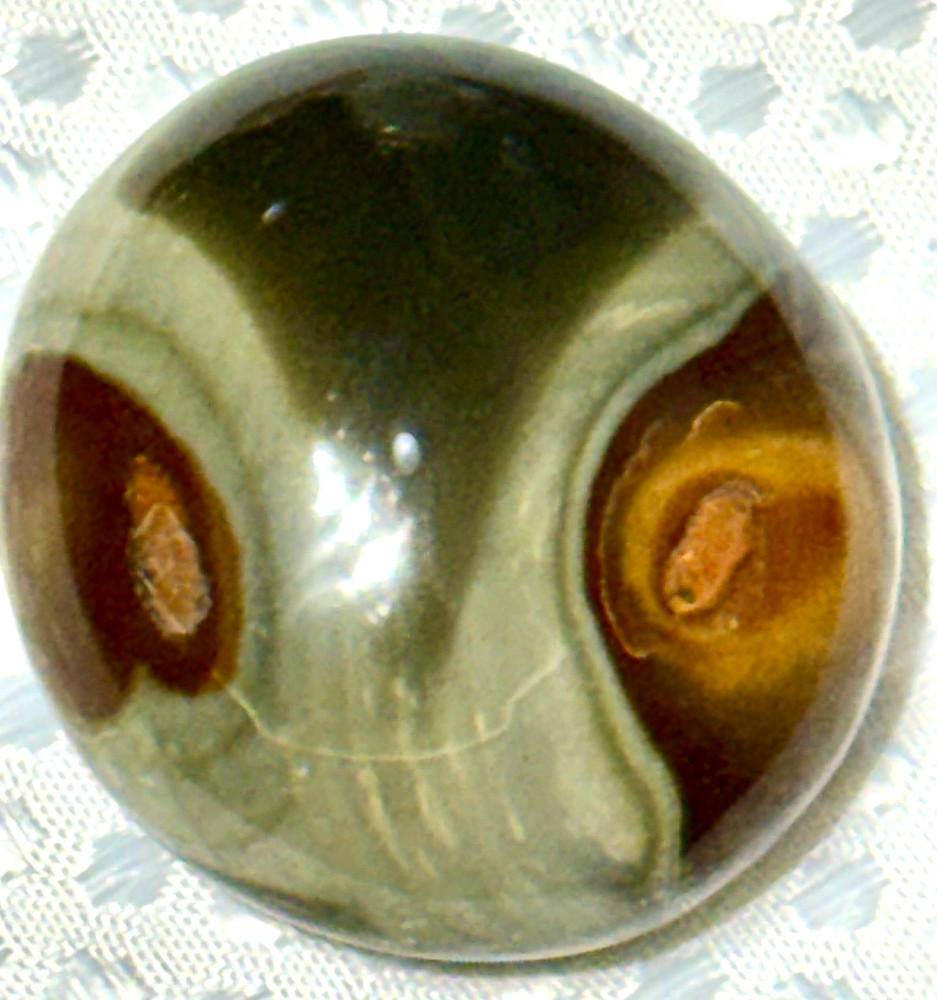 Polychrome Jasper Stone with Alien Face 59 grams #630
