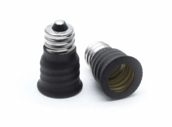 10pcs E12 TO E14 BASE LED BULB LAMP LIGHT SCREW HOLDER ADAPTER SOCKET CONVERTER