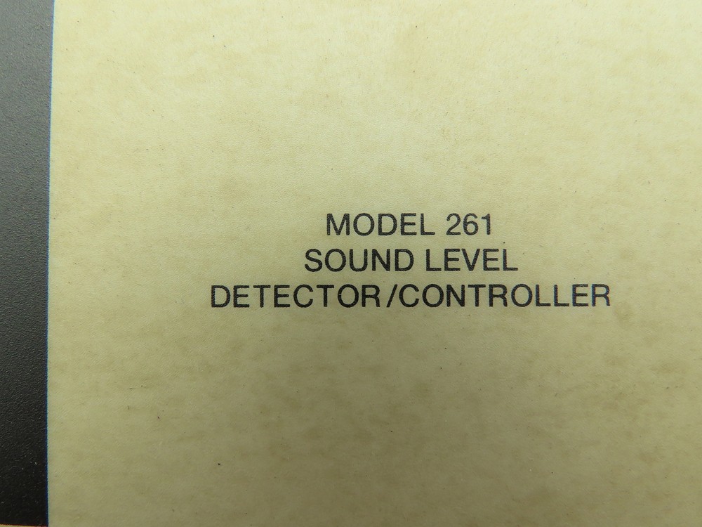 Quest Technologies 261 Sound Level Detector Controller