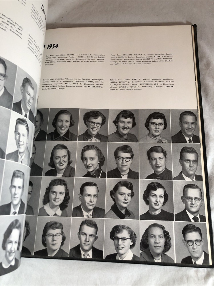 1954 Illinois State Normal University Year Book Yearbook