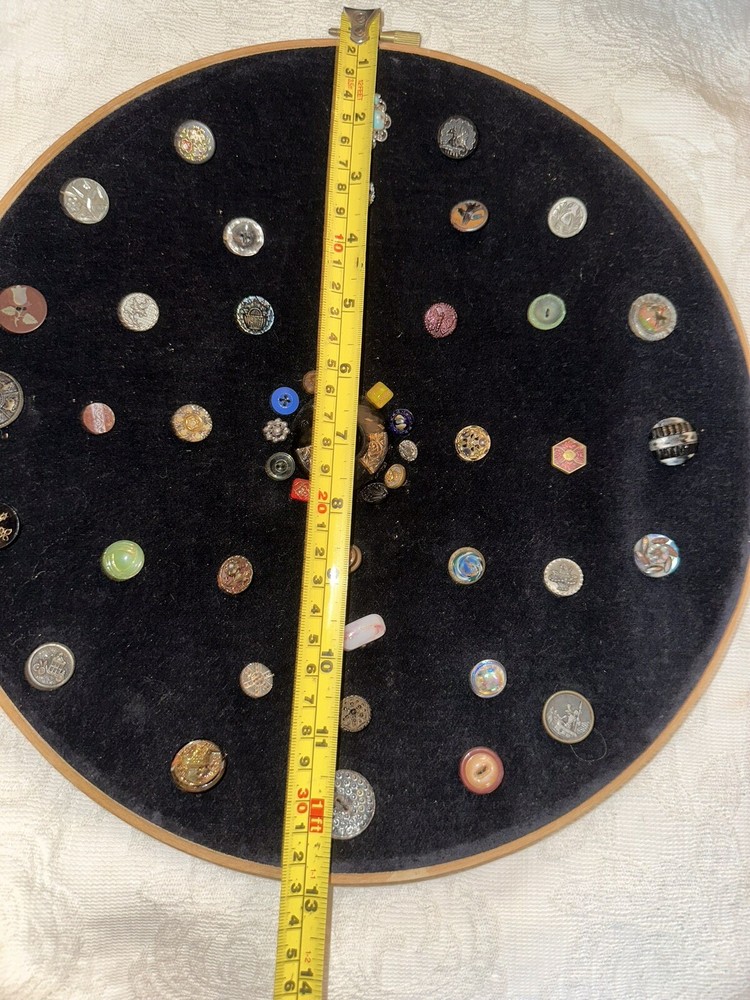 Antique Button Sampler