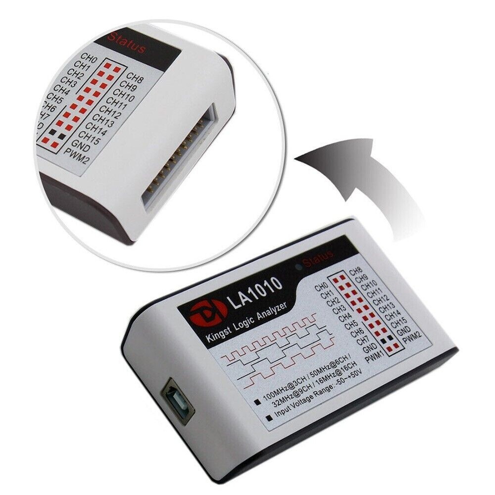 New Kingst LA1010 LA2016 16CH USB Logic Analyzer MCU ARM FPGA Debug Tool