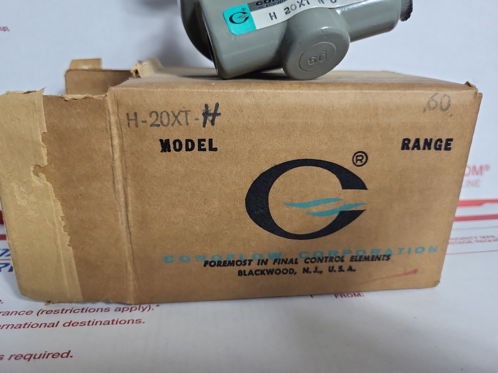 Fine Pressure Regulator .60 Range Conoflow H 20XT H .60