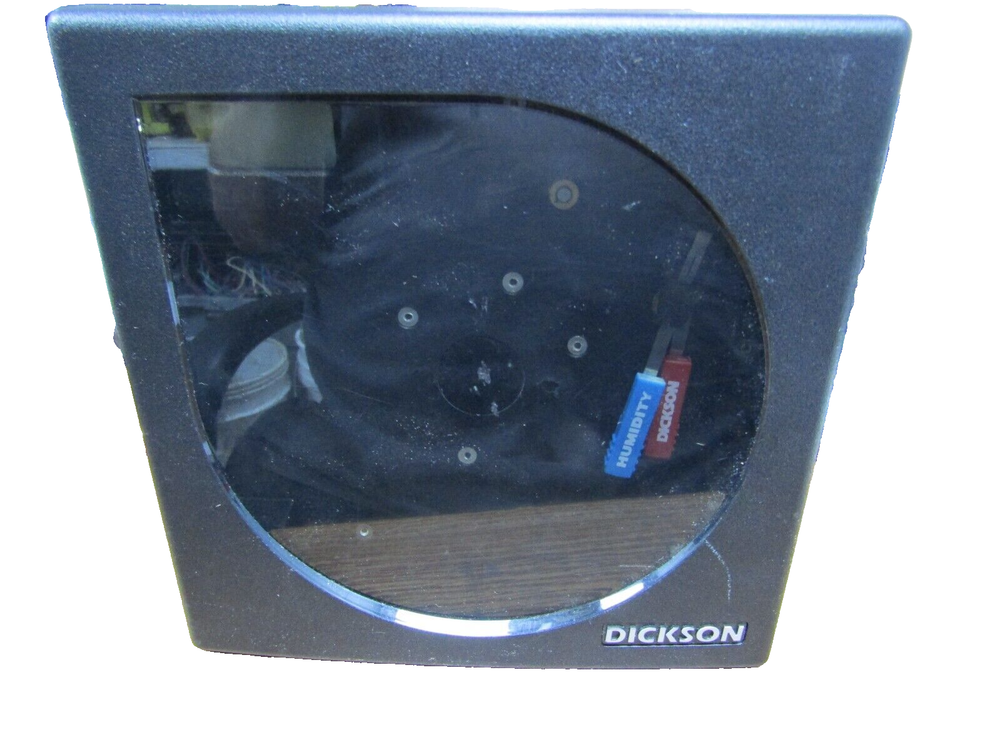 ✌ DICKSON TH6P2 6" Remote Sensing Temperature Humidity Recorder working unit