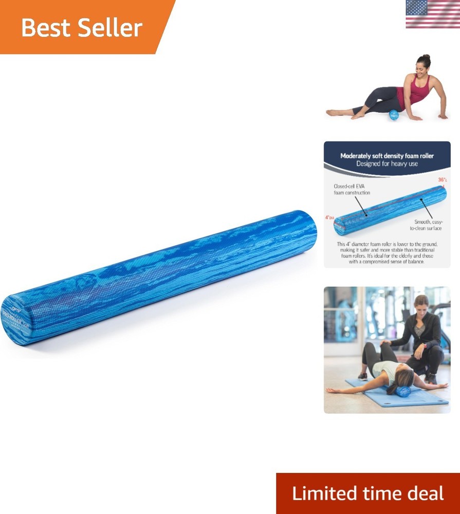 PRO-Roller Soft Density Foam Roller – Low Density Soft Foam Roller for Physic...