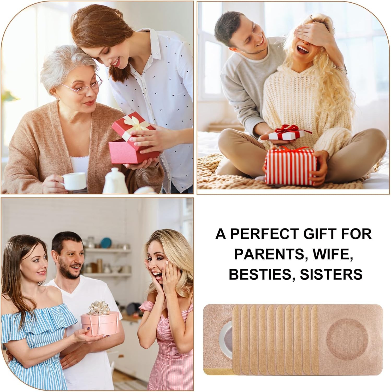 100PCS Castor Oil Patches Castor Oil Pack Wrap Disposable Self-Adhesive Organic