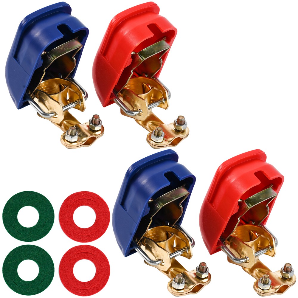 4pc Car Battery Terminal Connector Clamp Adjust Disconnect Quick Release Tool A