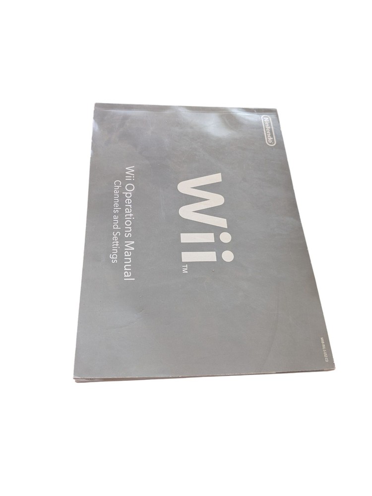 Nintendo Wii Manual Console Instructions + Inserts Great Condition