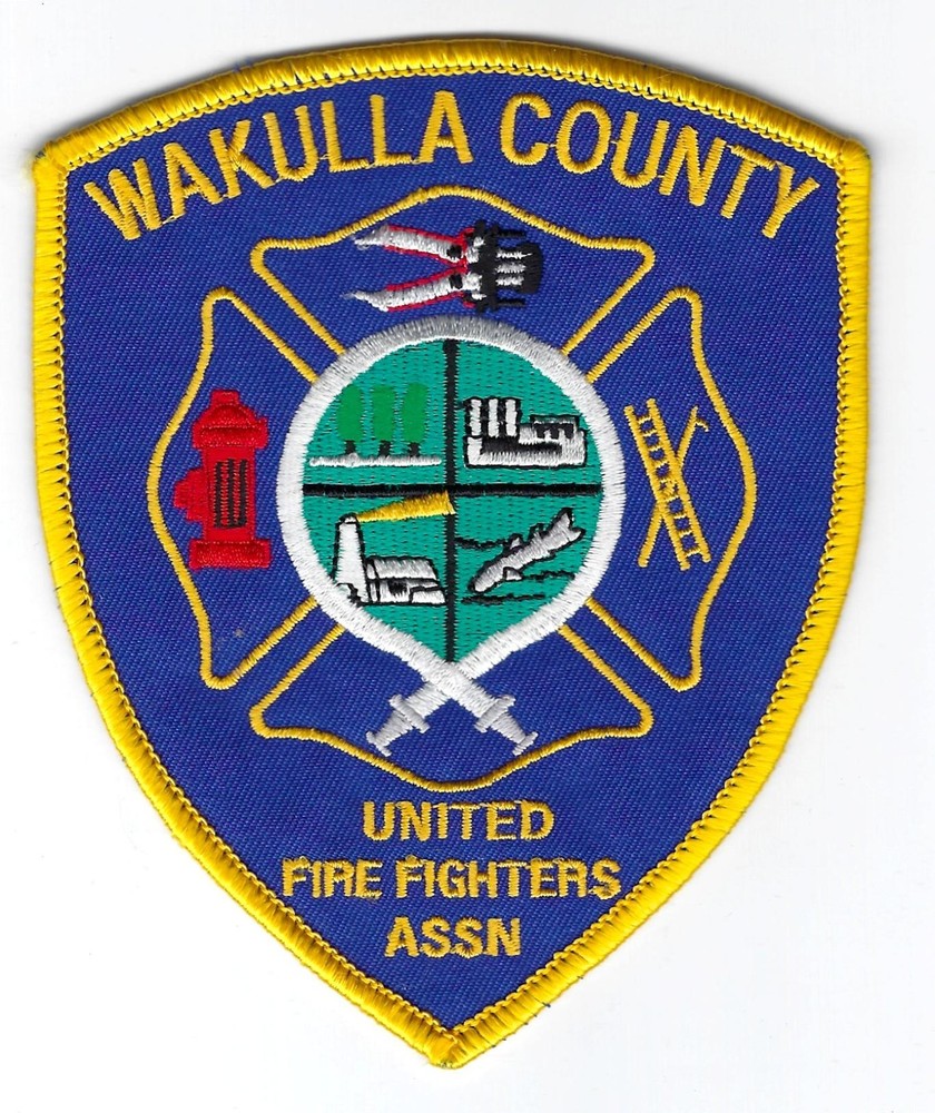 FLORIDA - Wakulla County United Firefighters Association [ Shoulder Patch }