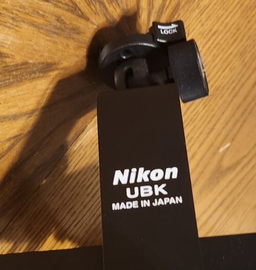 Nikon UBK Universal Digiscoping Field Scope Bracket Made in Japan