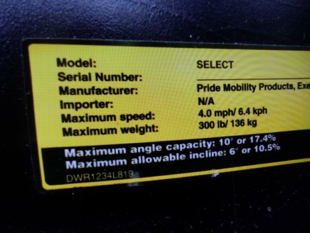  Pride Jazzy Select Series Power Interface Harness DWR1060H002