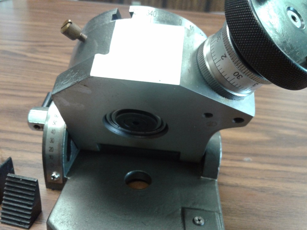 4" PRECISION TILTING ROTARY TABLE w. Clamping kit Part#TTSK-100- NEW