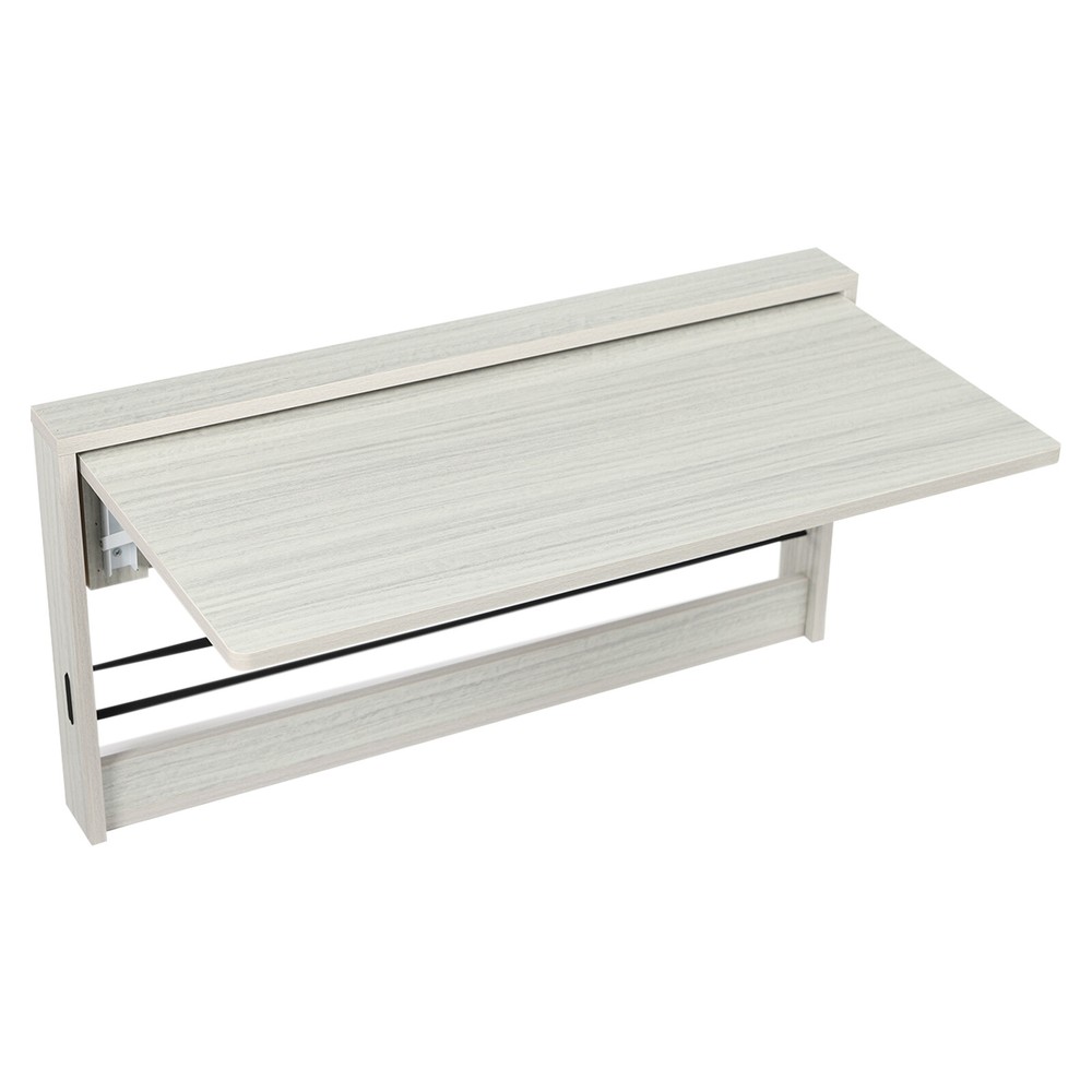 Folding Table Wall Mounted Folding Table Study Table Space Saving 31.5x16.3 in
