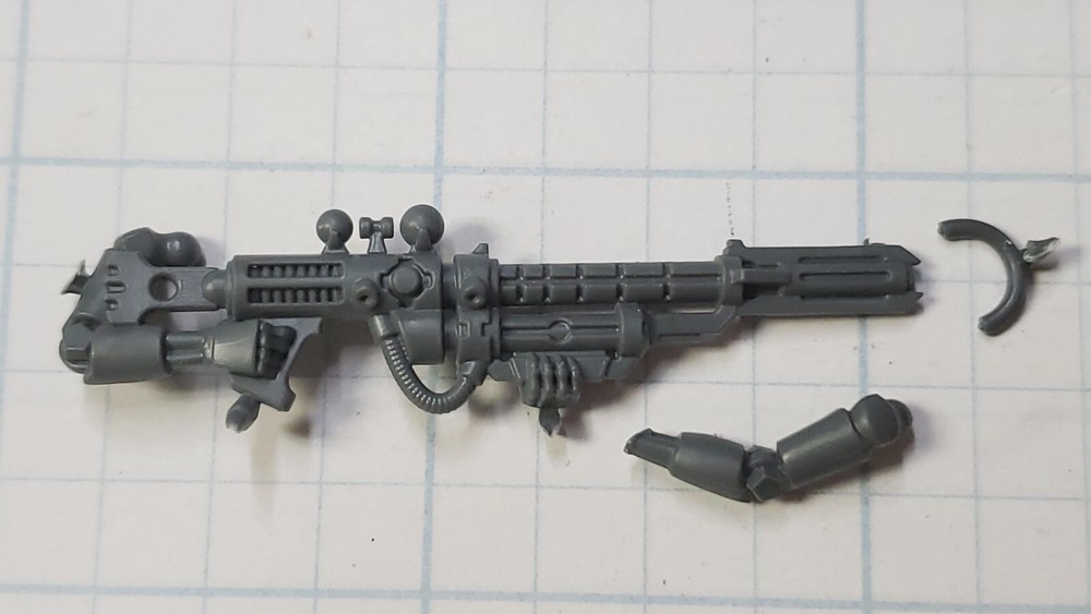 Warhammer 40k Necron Bits Deathmark Synaptic Disintegrator w Power Cable #37