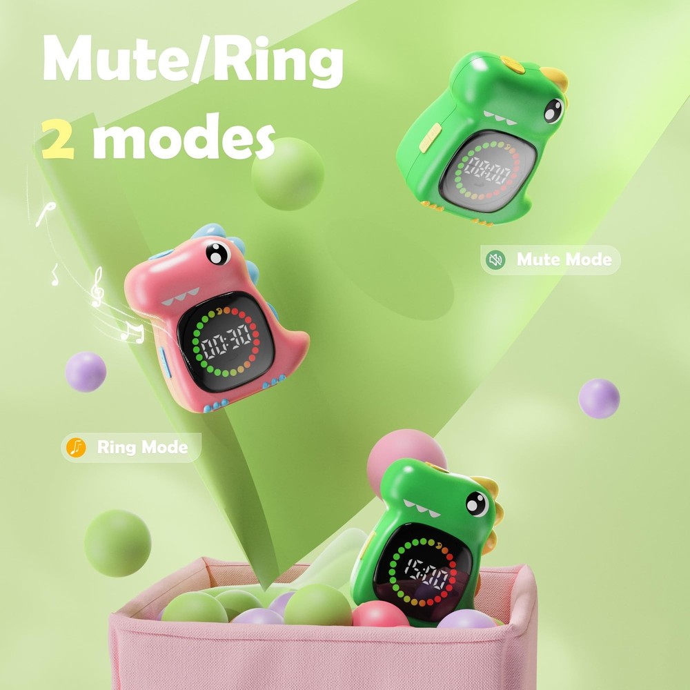Doli Yearning Visual Timer for Kids, 99 Minute Digital Cute Kids Visual Timer...
