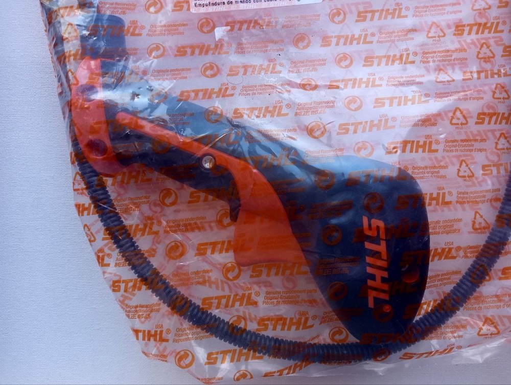 4283 790 1300 STIHL OEM CONTROL HANDLE WITH THROTTLE CABLE