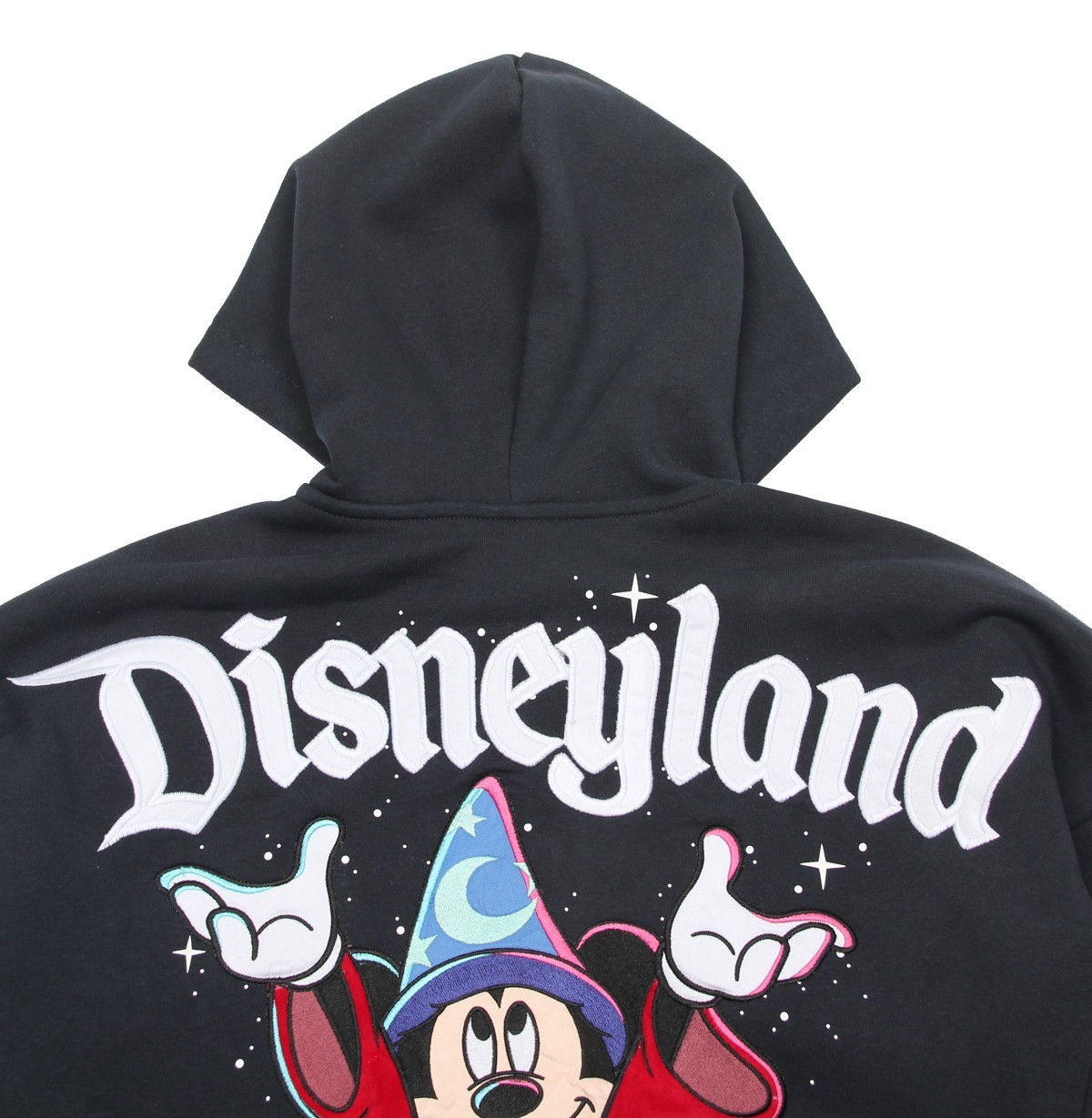 Disney Parks Disneyland Mickey Mouse Sorcerer Oversized Zip-Up Hoodie Size Large