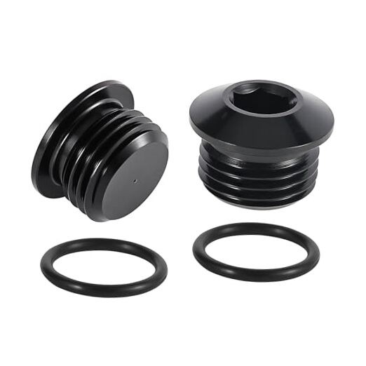 6AN MalePCS Hex Head Socket ORB Port Plug with O Ring AN6 2