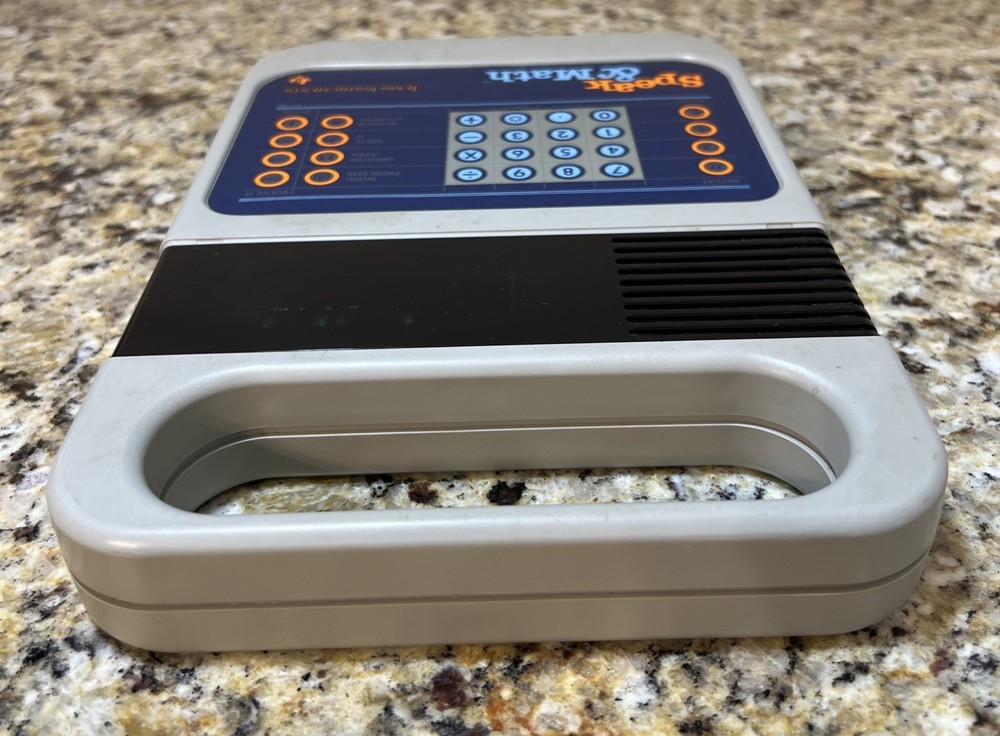 Vintage 1978 Texas Instruments Speak & Math Learning Toy Electronic TESTED WORKS