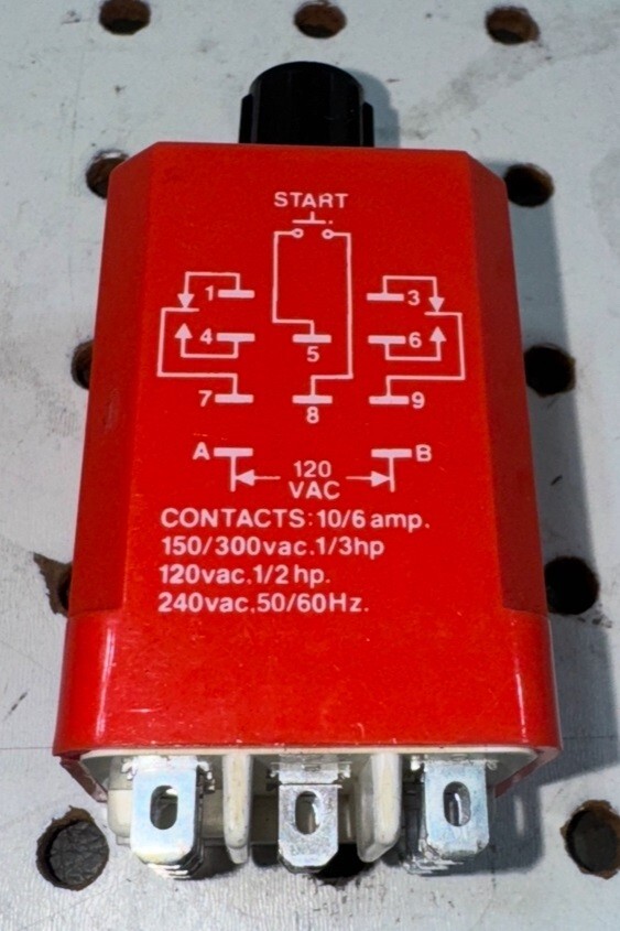 NCC Solid State Timer Model – K3K-60-661 Range: 0.6-60sec 120 VAC input voltage