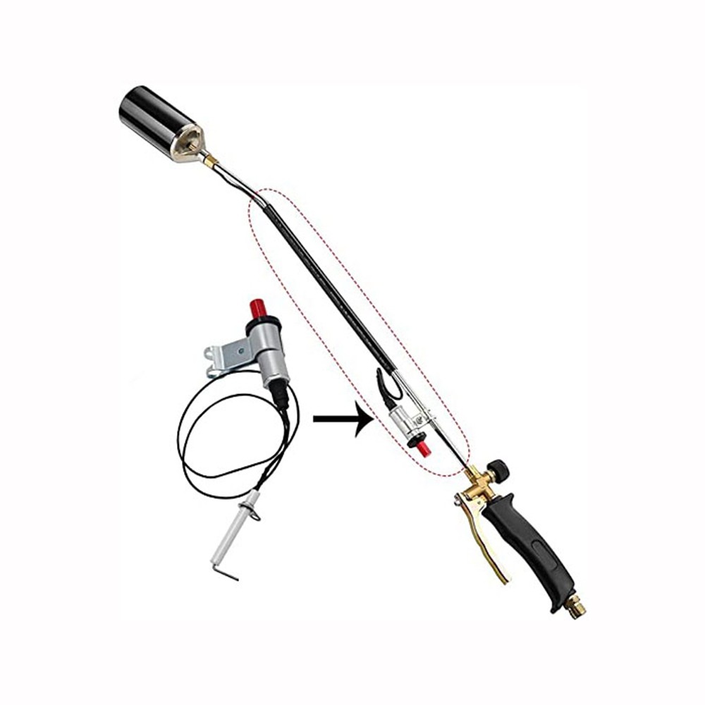 Piezo Push Button Igniter with Fixing Clamp And Spark Kit For Propane Weed Torch