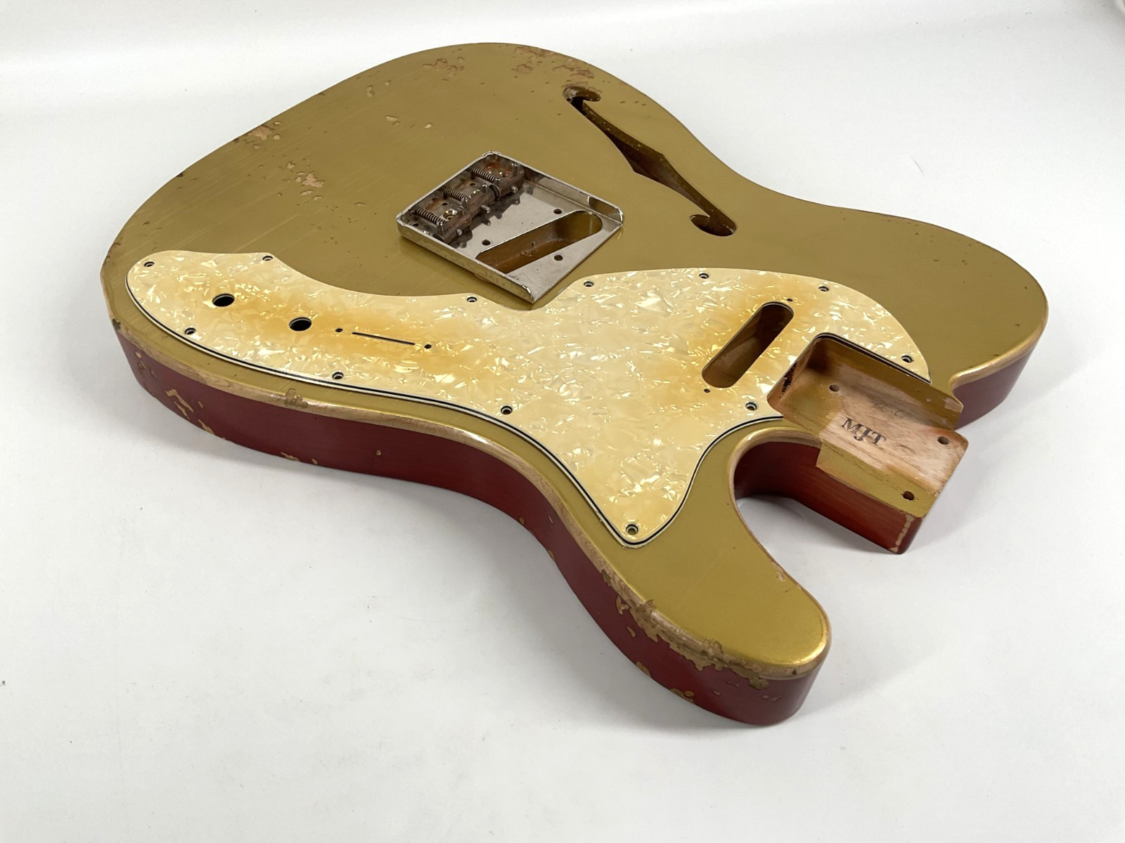 MJT Official Custom Vintage Aged Nitro Guitar Body by Mark Jenny VTL Ash Goldtop