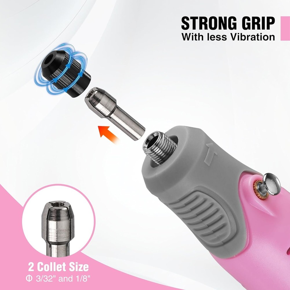 WORKPRO Cordless Rechargeable Rotary Tool Kit 71PC Accessories 3 Variable Speeds