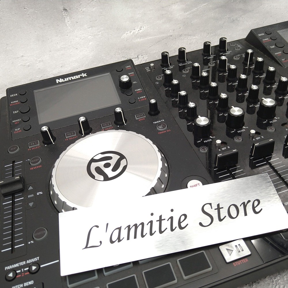 Numark NV 4-Deck Dual-Display USB DJ Controller Used Tested