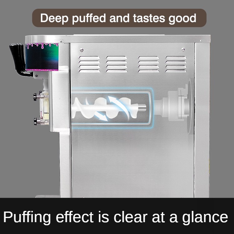 Kolice commercial ETL 2+1 mixed flavors soft serve ice cream machine