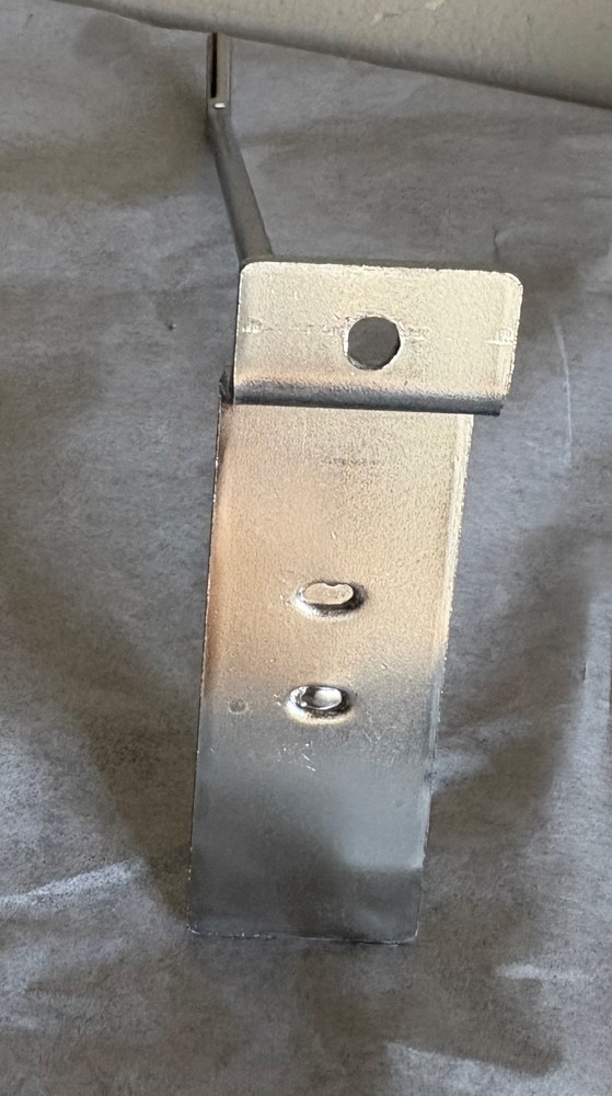 8.5” Silver Chrome Metal Grid Wall Hook