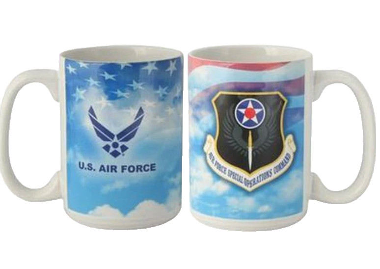 AIR FORCE SPECIAL OPERATIONS COMMAND CERAMIC MUG 15 OZ