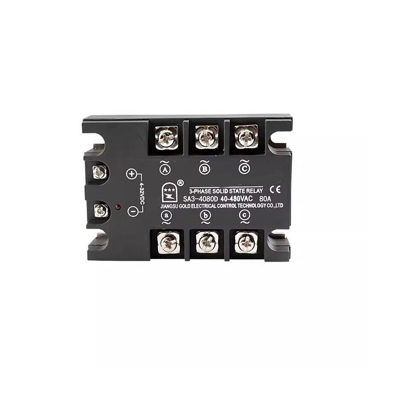 New For SA3-4080D/SA34080D 80A 40-480V 3-phase Solid State Relay