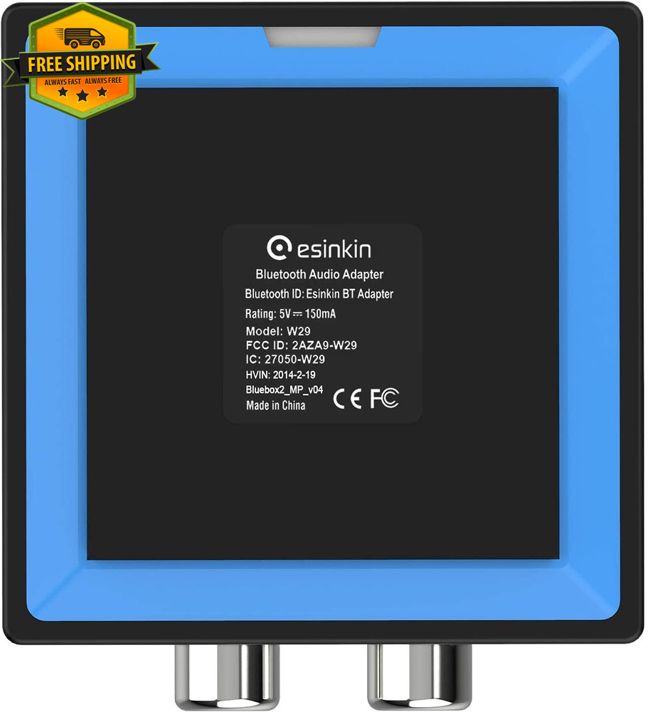 Bluetooth Audio Adapter Wireless Music Receiver for Home Stereo System