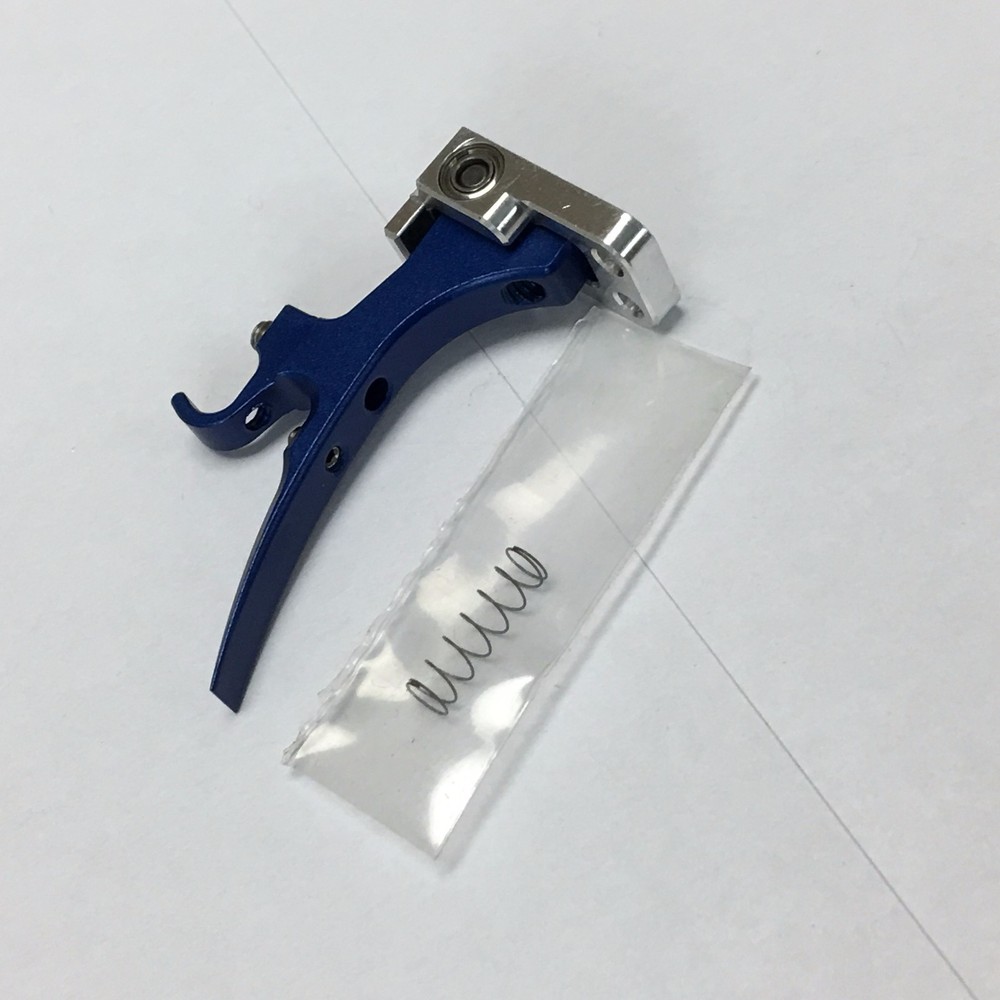NEW - Custom Products CP Paintball 2007 Ego Rake Trigger - Dust Blue