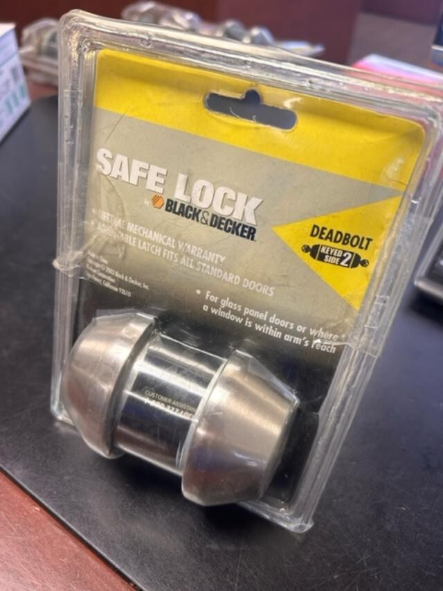 Deadbolt Safe Lock Black&Decker