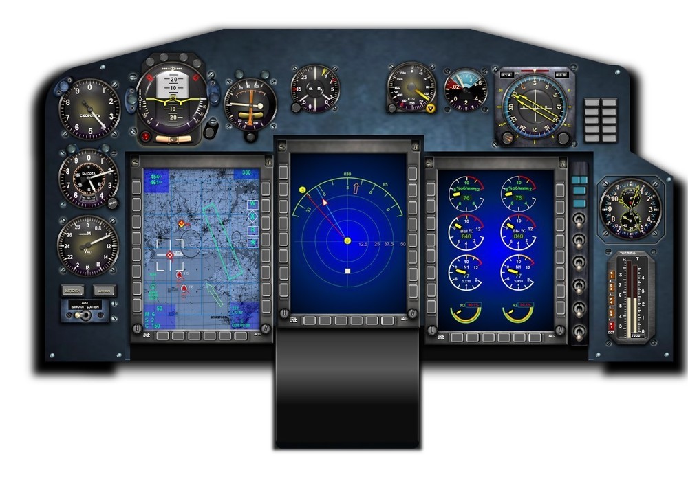 MIG31 FOXHOUND COCKPIT instrument panel CDkit